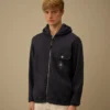 Malfilè fleece-Sweatshirt met capuchon in rits