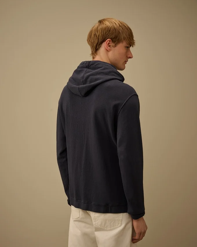 Malfilè fleece-Sweatshirt met capuchon in rits