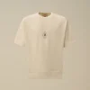 Malfilè fleece-Sweatshirt met korte mouwen