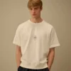 Malfilè fleece-Sweatshirt met korte mouwen