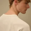 Malfilè fleece-Sweatshirt met korte mouwen