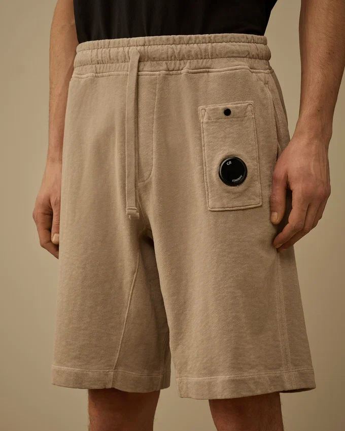 Malfilè fleece-sweatshorts met Lens