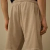 Malfilè fleece-sweatshorts met Lens