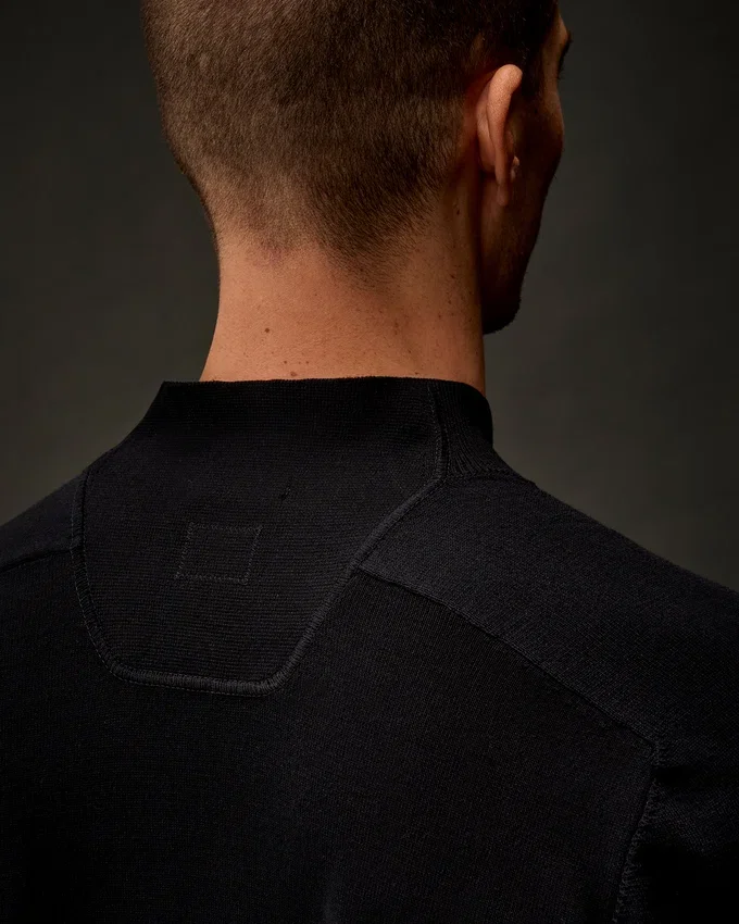 Metropolis Series katoenen stretchvest met rits