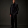 Metropolis Series katoenen stretchvest met rits