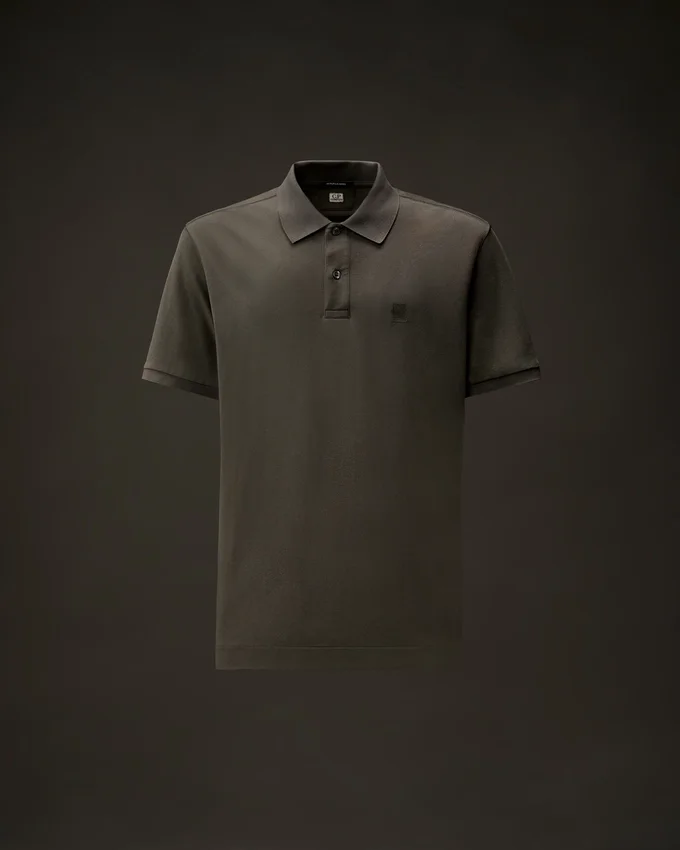 Metropolis Series stretch piqué poloshirt met korte mouwen