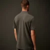 Metropolis Series stretch piqué poloshirt met korte mouwen