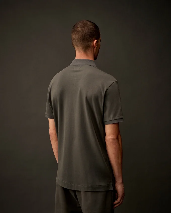 Metropolis Series stretch piqué poloshirt met korte mouwen
