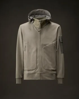 Metropolis Series stretchfleece hoodie met gemengde stof