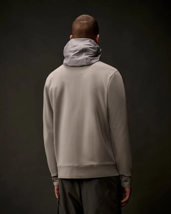 Metropolis Series stretchfleece hoodie met gemengde stof