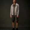 Metropolis Series stretchfleece hoodie met gemengde stof