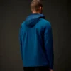 Metropolis Series stretchfleece sweatshirt met capuchon en halve rits