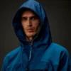 Metropolis Series stretchfleece sweatshirt met capuchon en halve rits