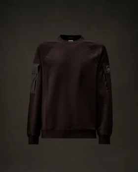 Metropolis Series stretchfleece sweatshirt met gemengde rondhals