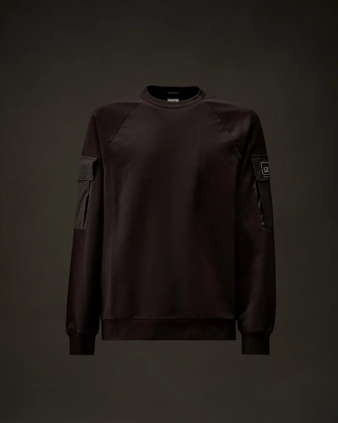 Metropolis Series stretchfleece sweatshirt met gemengde rondhals