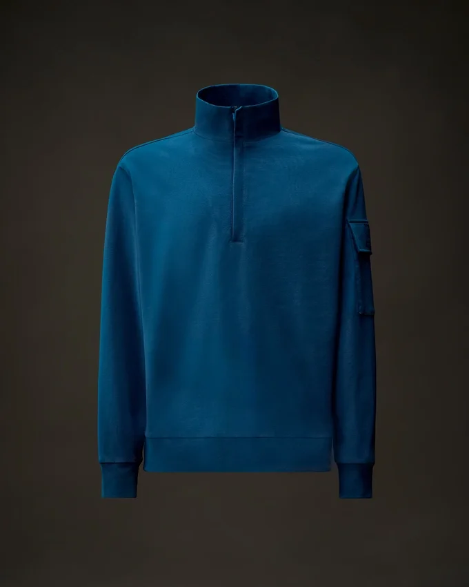 Metropolis Series stretchfleece-sweatshirt met halve rits