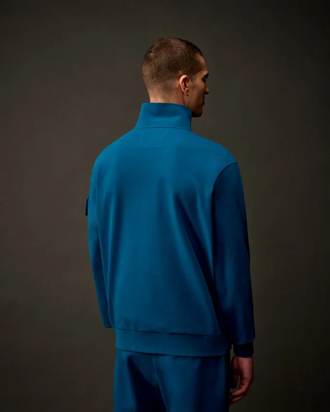 Metropolis Series stretchfleece-sweatshirt met halve rits