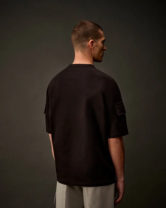 Metropolis Series stretchfleece-sweatshirt met korte mouwen