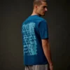 Metropolis Series T-shirt met korte mouwen van gemerceriseerd jersey