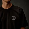 Metropolis Series T-shirt met korte mouwen van gemerceriseerd jersey en bedrukt embleem