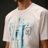 Metropolis Series T-shirt met korte mouwen van gemerceriseerd jersey en grafisch logo