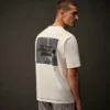 Metropolis Series T-shirt met korte mouwen van gemerceriseerd jersey en grafische print