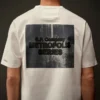 Metropolis Series T-shirt met korte mouwen van gemerceriseerd jersey en grafische print