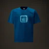 Metropolis Series T-shirt met korte mouwen van gemerceriseerd jersey en logo-badge