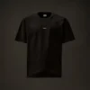 Metropolis Series T-shirt met korte mouwen van gemerceriseerd jersey en logo op de borst