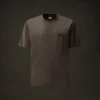 Metropolis Series T-shirt met korte mouwen van gemerceriseerd jersey en logo op de borst