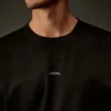 Metropolis Series T-shirt met korte mouwen van gemerceriseerd jersey en logo op de borst