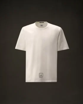 Metropolis Series T-shirt met korte mouwen van gemerceriseerd jersey en print