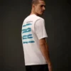 Metropolis Series T-shirt met korte mouwen van gemerceriseerd jersey en print