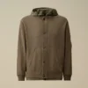 Omkeerbare hoodie van katoenmix