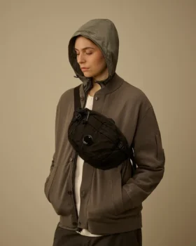 Omkeerbare hoodie van katoenmix