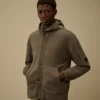 Omkeerbare hoodie van katoenmix