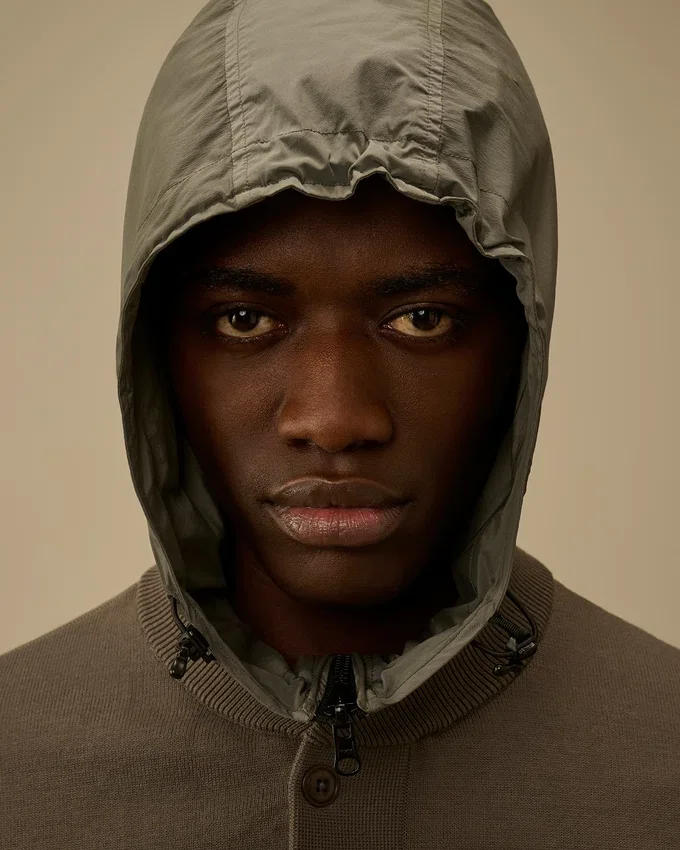 Omkeerbare hoodie van katoenmix