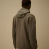 Omkeerbare hoodie van katoenmix