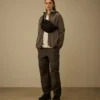 Omkeerbare hoodie van katoenmix