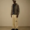 Omkeerbare hoodie van katoenmix