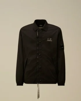 Overshirt met rits en Chrome-R-print