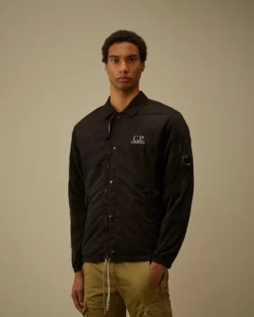 Overshirt met rits en Chrome-R-print