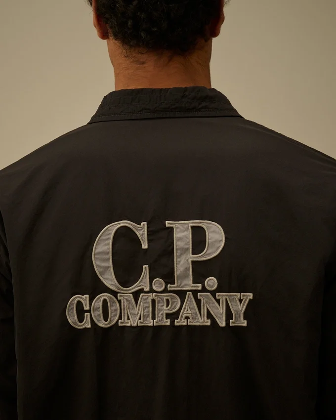 Overshirt met rits en Chrome-R-print