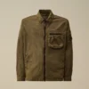 Panama-R overshirt met rits en Lens-details