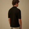 Polo met korte mouwen van Lisle-garen
