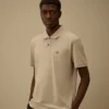 Polo met korte mouwen van stretchpiqué