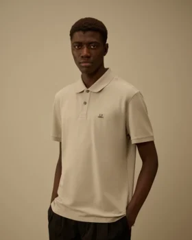 Polo met korte mouwen van stretchpiqué