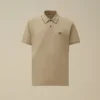 Polo met logo, korte mouwen, van stretchpiqué