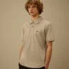 Polo met logo, korte mouwen, van stretchpiqué