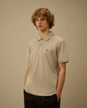 Polo met logo, korte mouwen, van stretchpiqué